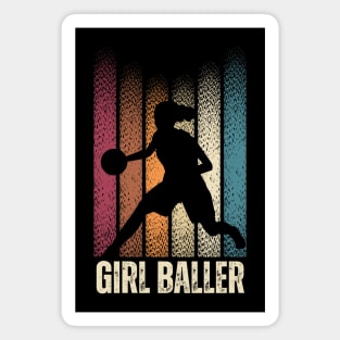 Girl Baller Girls Basketball Magnet